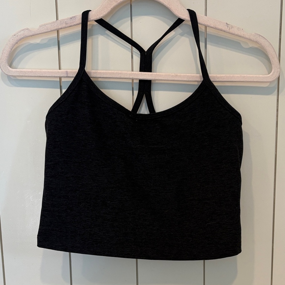 Beyond Yoga Black Strappy Crop Top